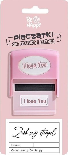 Be Happy Harpercollins Stempel Med Teksten I Love You Be Happy Harpercollins Stempel Med Teksten I Love You
