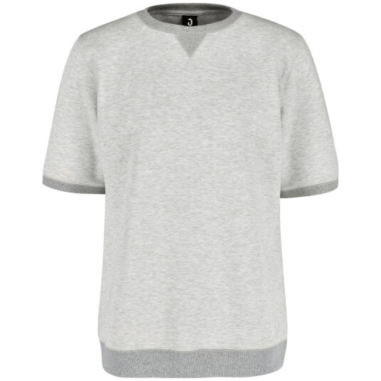 JOBELINE Sweatshirt herre Dean kort arm; Størrelse L; Lysegrå