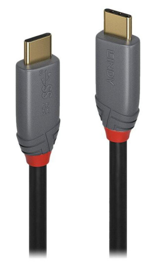 Lindy USB-C Kabel 1,5 m 10 Gbit/s Sort - 24 pin USB-C