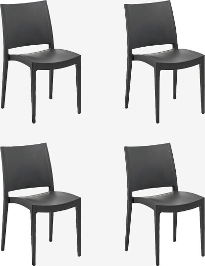 Hanah HomeStolsett 4 stk. SpectoGråSpisestoler