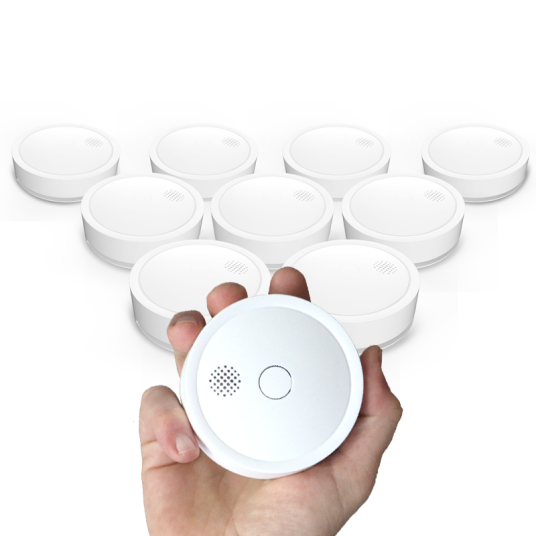 Gardia Smart Mini Seriekoblet Røykvarsler 868 MHz 10 pk