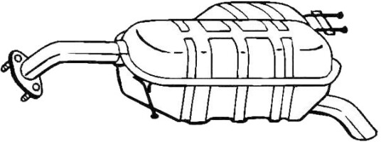 Bakre eksospotte VEGAZ KS-162