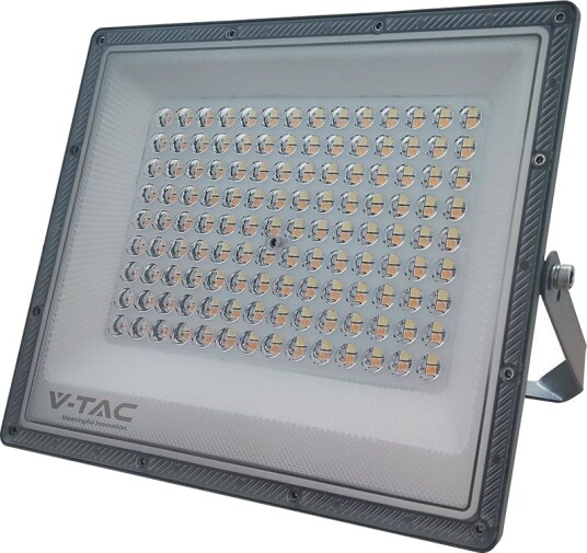 V Tac 100W LED lyskaster Arbeidslampe 3 lysfarger utendørs Dimbar : Ikke dimbar Farge på huset : Grå Kulør : 3 i 1