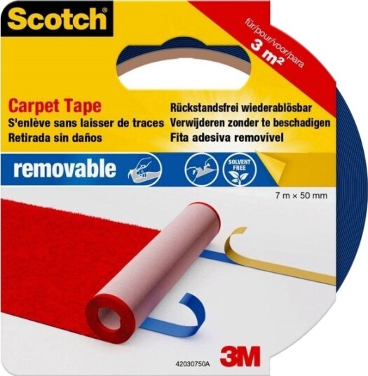 3M Scotch® Gulv /Tepptape Blå L X B 7 M X 50 Mm 1 Stk