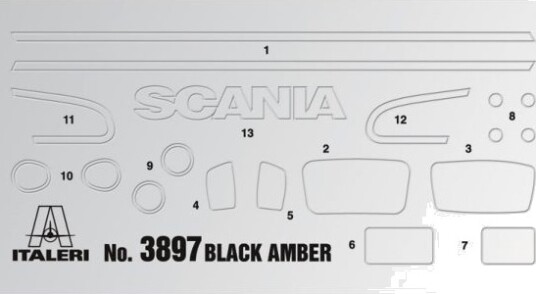 Italeri 3897 Truck/Trailer Monteringssett 1:24 Scania R730 Flerfarget Sverige Italeri 3897 Truck/Trailer Monteringssett 1:24 Scania R730 Flerfarget Sverige