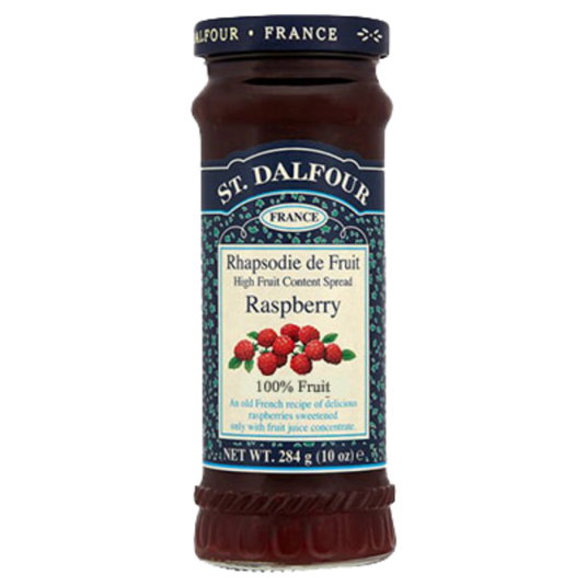 St dalfour raspberry syltetøy 284 gr St dalfour raspberry syltetøy 284 gr
