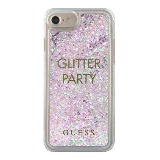 Guess Guhcp7gluqpu Iphone 6/7/8 /Se 2020 / Se 2022 Purpurinis / Purpurinis Kietas Dėklas Liquid Glitter Party