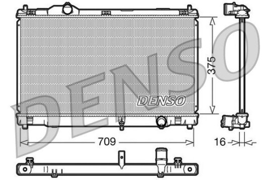 Radiator DENSO DRM51001