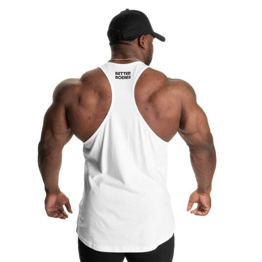 Better Bodies Essential T back white V2 xlarge Better Bodies Essential T back white V2 xlarge