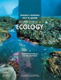 Ecology Av William D. (University Of Colorado At Boulder) Bowman, Sally D. (Oregon State University Corvallis) Hacker, Sally D. Hacker