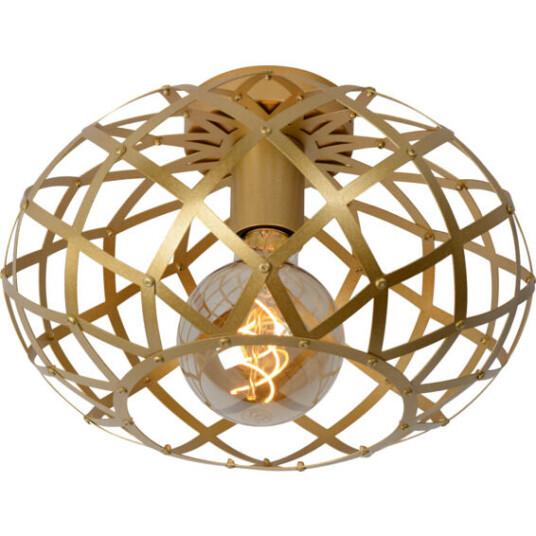 Lucide Wolfram Taklampe E27 30cm Matt Gull - 91947