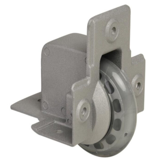 Adam Hall Hardware 37551 S - Recessed Edge Castor With Soft
