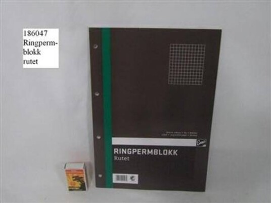 A4 Ringpermblokk - Rutet A4 Ringpermblokk - Rutet