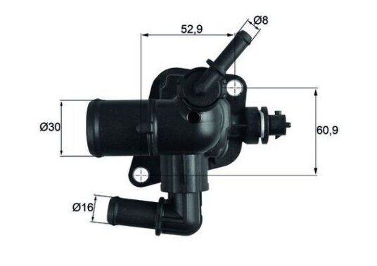 Termostat MAHLE ORIGINAL TI 251 88D