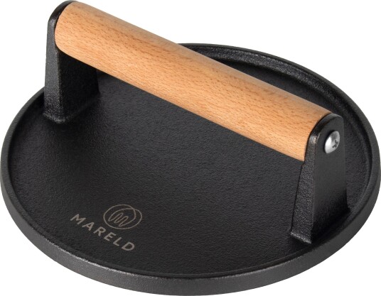 Mareld Hamburgerpresse 17,5 cm støpejern
