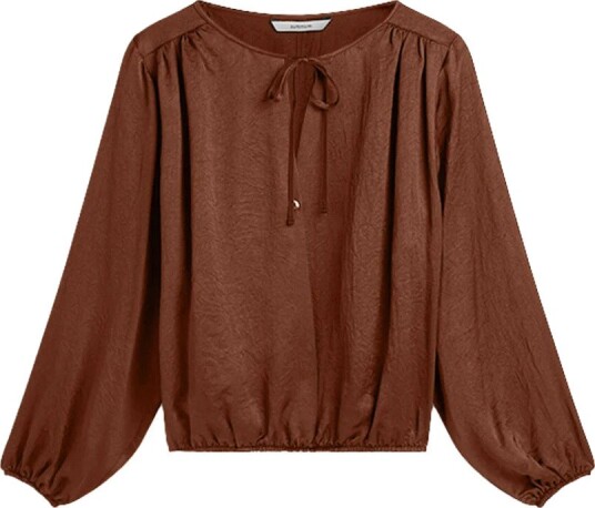 Summum Woman Dame Bluser & Skjorter Brun M,