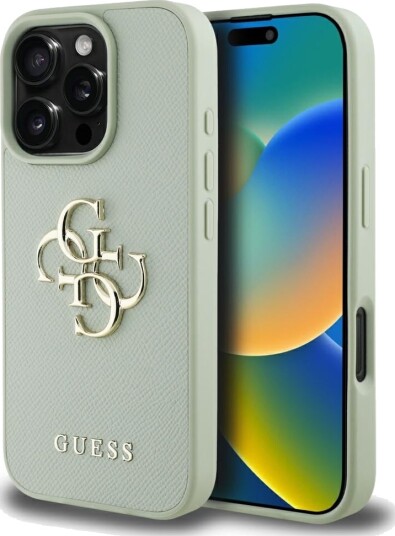 Guess Mobildeksel til iPhone 16 Pro Max med 4G Logo - Grønn