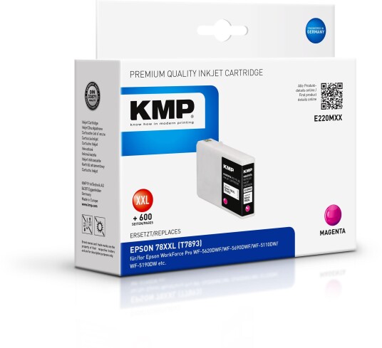 Kmp E220cxx Cyan 42 Ml 4600 Sider