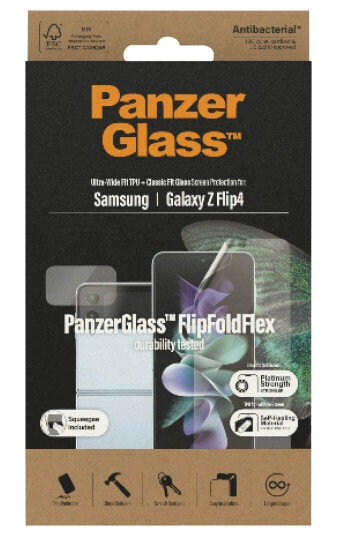 Panzerglass Ultra-wide Fit Tpu + Classic Fit Glass Samsung Galaxy Z Flip 4 Panzerglass Ultra-wide Fit Tpu + Classic Fit Glass Samsung Galaxy Z Flip 4