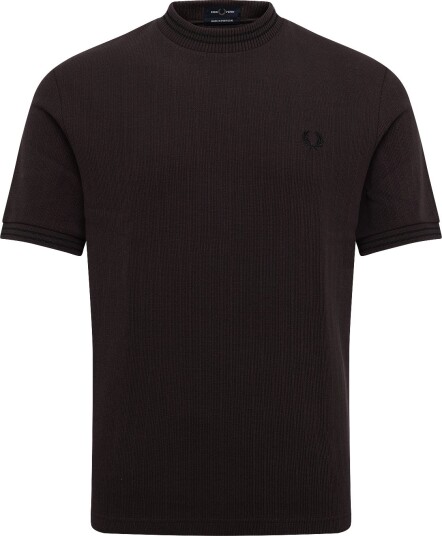 Fred Perry Twin Tipped T Shirt RICH BROWN/BLACK XL Fred Perry Twin Tipped T Shirt RICH BROWN/BLACK XL