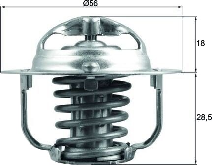 Termostat MAHLE ORIGINAL TX 208 91D