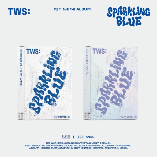 TWS  TWS 1st Mini Album 'Sparkling Blue' (Lucky Ver.)  CD