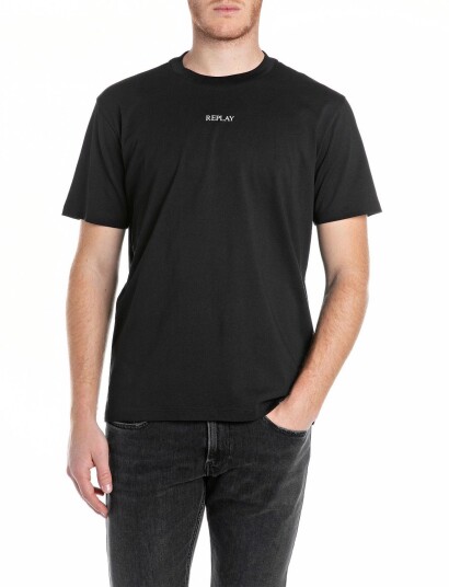 Replay T Shirt Regular Replay Basics Black XL Replay T Shirt Regular Replay Basics Black XL