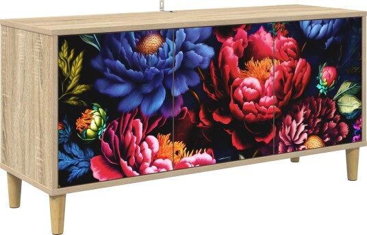 vidaXL TV skap KIEL 102 x 33 x 50 cm Sonoma Konstruert tre vidaXL TV skap KIEL 102 x 33 x 50 cm Sonoma Konstruert tre