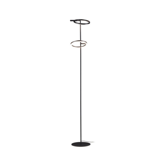 Odila gulvlampe 2 x 10,4W Dimbar Svart / Krom Odila gulvlampe 2 x 10,4W Dimbar Svart / Krom