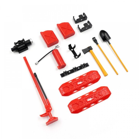 Yeah Racing YA-0712RD Rock Crawler Accessories Combo Set For 1/1