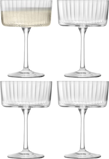 Lsa CocktailChampagneglass Gio Line 4 stk Lsa CocktailChampagneglass Gio Line 4 stk