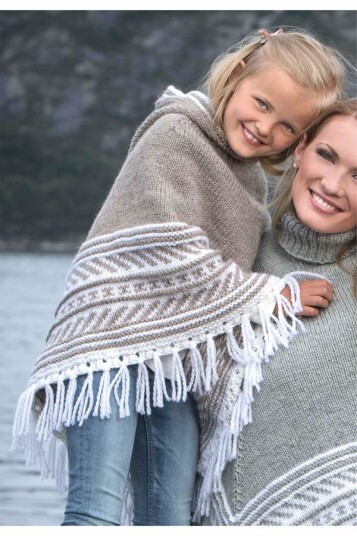 Viking Garn 1411 13 Poncho Barn