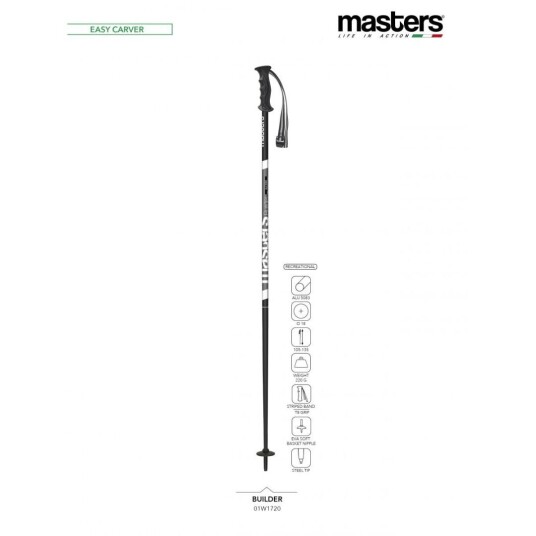 Masters BUILDER Black/White, Black-White, 10.5 Masters BUILDER Black/White, Black-White, 10.5