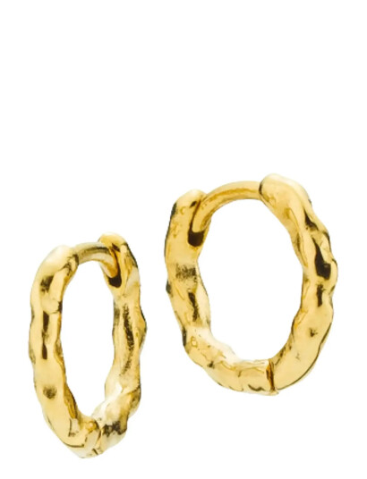 SISTIE Hoop Creoles Gold Plated |Guld |One Size SISTIE Hoop Creoles Gold Plated |Guld |One Size