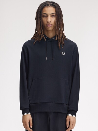 Fred Perry Hooded Sweat Blå L