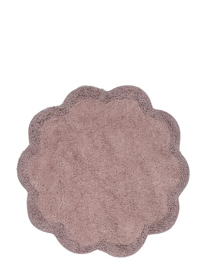 Noble House Bath Mat Flower Pink 60X60CM