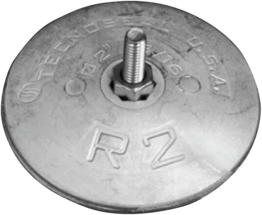 Anodesett Disc Anode R aluminiumsanoder - 72 mm - 11 mm - 150 g