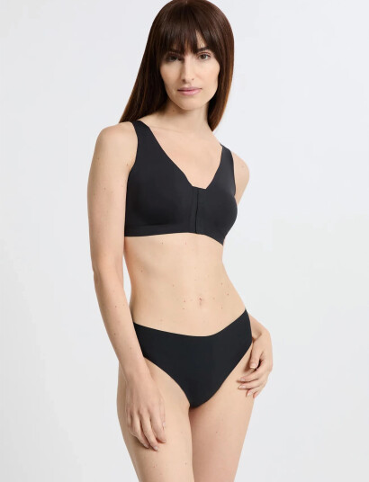 Etam Pure Fit Post Op Bralette Black XL