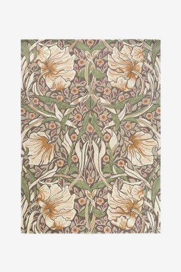 Brink & Campman Ullteppe Pimpernel Aubergine Flerfarget