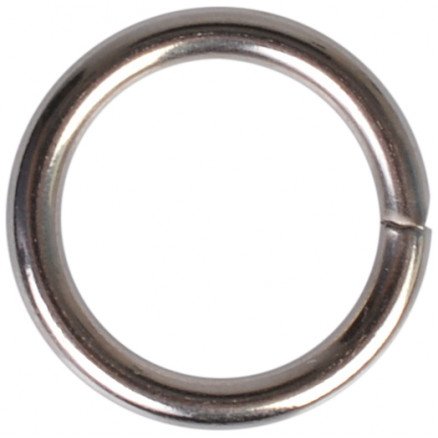 Læderiet Ring Nikkel 15mm 1 stk