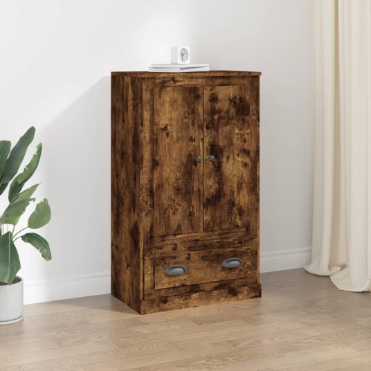 vidaXL Highboard røkt eik 60x35,5x103,5 cm konstruert tre vidaXL Highboard røkt eik 60x35,5x103,5 cm konstruert tre