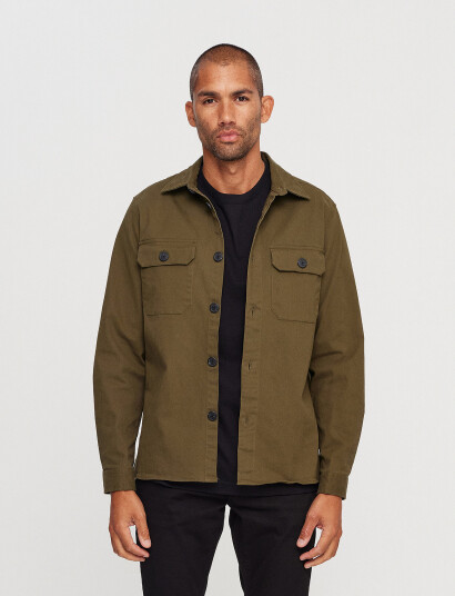 Gabba Topper Ls Shirt - Khaki green - M
