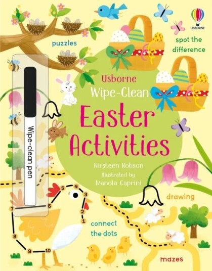 Wipe-Clean Easter Activities Av Kirsteen Robson