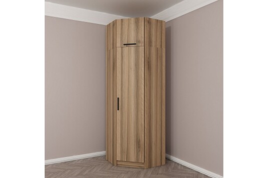 Hjørnegarderobe Cambrian 74 cm Eik