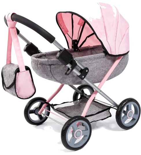 Bayer Cosy Doll Pram with Butterflies 12733AA Bayer Cosy Doll Pram with Butterflies 12733AA