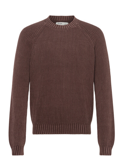 Hollister Boxy Wash Crew   Brown   M