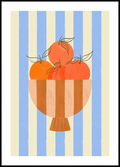 Bowl of Oranges Poster Plakat / 100x150cm