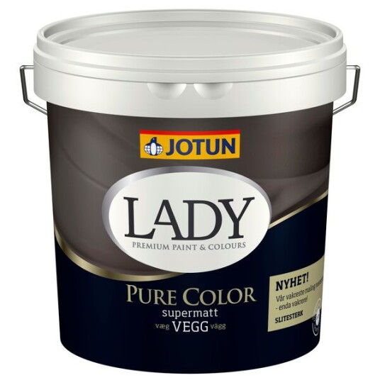 Jotun Interiørmaling Lady Pure Color Hvit Base 2.7l Jotun Interiørmaling Lady Pure Color Hvit Base 2.7l