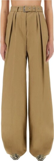 Dries Van Noten Dame Bukser Beige M,
