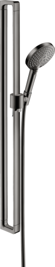 Axor Citterio E Dusjsett, 900 mm Med 3 stråletyper, Polert Sort Krom